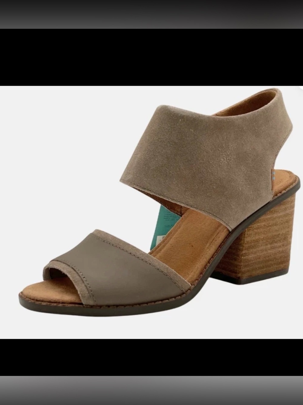 TOMS Women's Majorca Block Ortholite Comfort Foam Sandals Taupe Size 12 M US